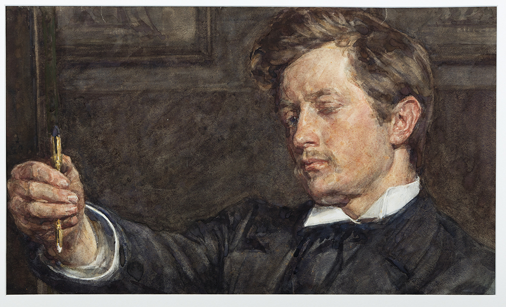 Costerus met houtskoolstift